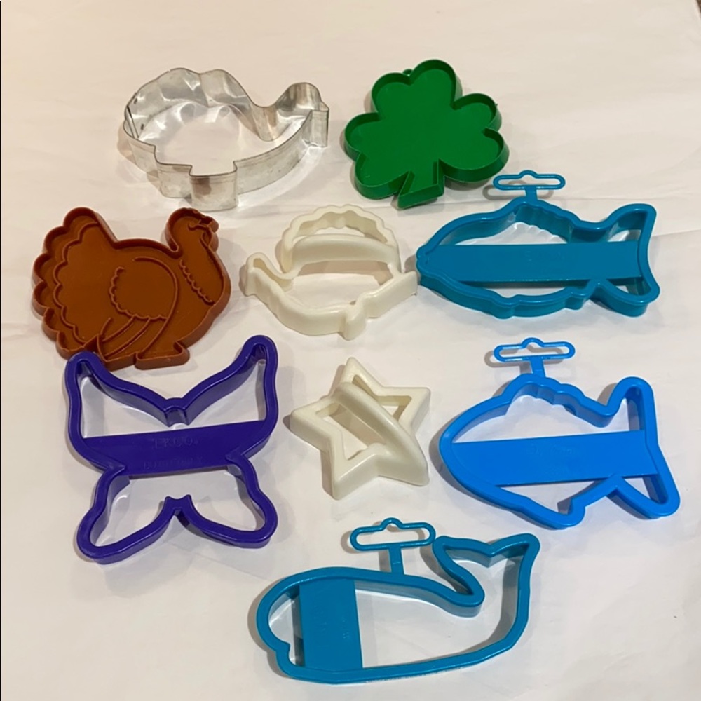 Various Cookie Cutters- 9pcs